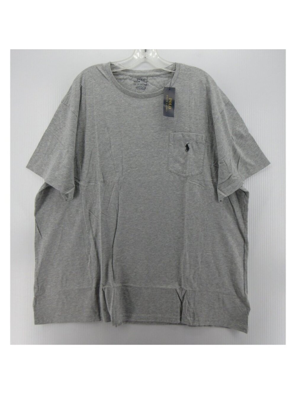 Polo Ralph Lauren Shirt 2XB Big Pullover Pocket Tee Heathered Casual